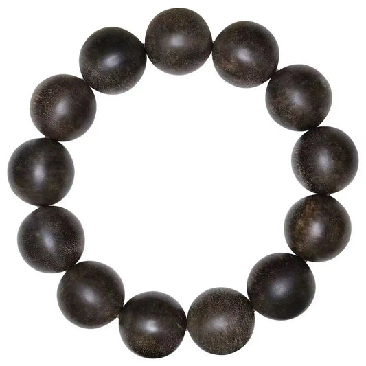 (Energy Collection) Luxury Classic Beads Bracelet Wild-Sourced Old Material Agarwood Healing Power Jewelry China