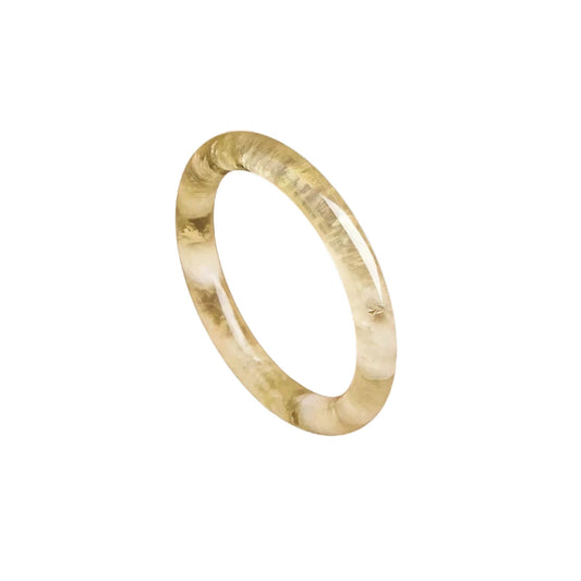 (Energy Collection) Luxury High Quality Silver Citrine Crystal Bangle Authentic Natural Healing Infused with Positive Energy