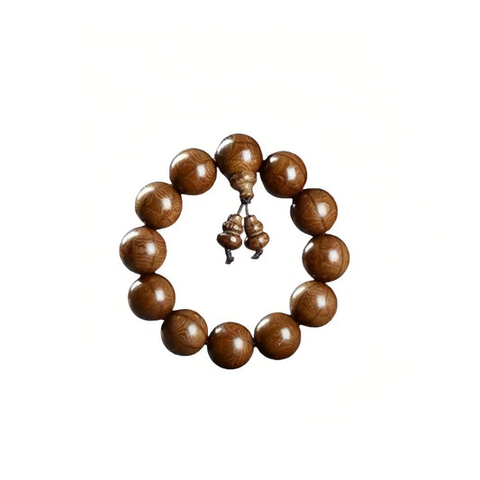 (Energy Collection) Fashionable Custom Beaded Wood Bracelets Classic String Bangles Praying for Auspiciousness Made in China