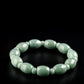 (Energy Collection) High-End Women's Classic Luxury Jadeite String Bangle Bracelet Embodies Good Fortune Made in China