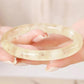 (Energy Collection) Luxury High Quality Silver Citrine Crystal Bangle Authentic Natural Healing Infused with Positive Energy
