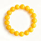 (Energy Collection) Genuine 925 Silver Beaded Luxury Bracelet Warm Healing Energy Gemstone for Balance and Vitality