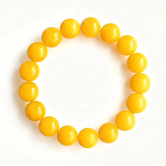 (Energy Collection) Genuine 925 Silver Beaded Luxury Bracelet Warm Healing Energy Gemstone for Balance and Vitality