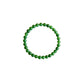 (Energy Collecion) High-End Premium 925 Silver Beaded Bracelet for Ladies Natural Hetian Green Jade Energy
