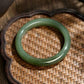 (Energy Collection) Premium High Quality Silver Luxury Hetian Jade Bracelet Fine Bangle with Spiritual Energy Blessed Jewelry