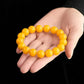 (Energy Collection) Genuine 925 Silver Beaded Luxury Bracelet Warm Healing Energy Gemstone for Balance and Vitality