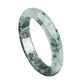 (Energy Collection) High Quality Custom Energy Infusion Fine Silver Luxury Bangle Authentic Natural Ice Jade Healing Jewelry for Women