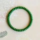 (Energy Collection) Luxury High-Vibration Silver Hetian Green Jade Beaded Bracelet with Noble Natural Stone