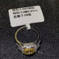 Luxury Engagement Wedding Real 18k Gold 1.005ct Natural Yellow Diamond Ring For Women