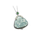 (Energy Collection) Custom Luxury High-Energy Ice Jadeite Chokers Pendant High Quality Natural Spiritual Necklace 925 Silver with Blessing Feature