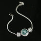 Femme Classic 925 Silver Jadeite Chain & Link Bracelet with Natural Ice-Type Jade Made in China