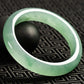 Women Bangle Natural Jade Emerald Light Green Bangle Certificate Transparent Burma Jade Bangle for Women