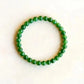 (Energy Collecion) High-End Premium 925 Silver Beaded Bracelet for Ladies Natural Hetian Green Jade Energy
