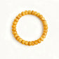 (Energy Collection) Authentic Luxury Premium Natural Amber Beaded 925 Silver Bracelet with Energy Content