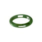 (Energy Collection) Luxury Fine Silver Bangle Bracelet with Top-Tier Hetian Jade Blessed & Energized Jewelry