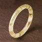 (Energy Collection) Luxury High Quality Silver Citrine Crystal Bangle Authentic Natural Healing Infused with Positive Energy
