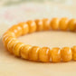 (Energy Collection) Authentic Luxury Premium Natural Amber Beaded 925 Silver Bracelet with Energy Content