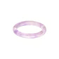 (Energy Collection) Luxury Silver Bangle with Amethyst Crystal Natural Premium Crystal Energized & Blessed Unisex